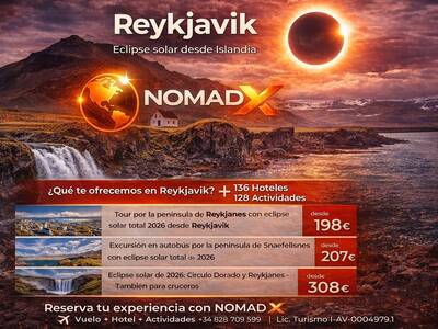 Eclipse Solar 2026 en Islandia: el viaje �nico que solo podr�s vivir una vez en la vida